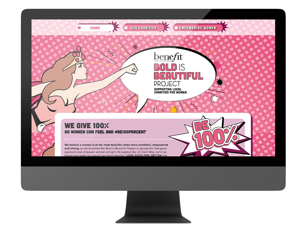 Main Benefit Cosmetics Campaign