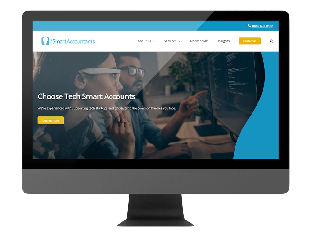 The Smart Accountants website redesign