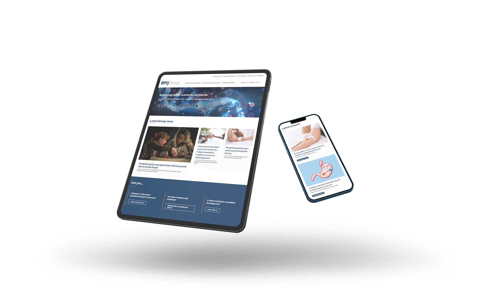 BMJ is a global healthcare knowledge provider with a vision for a healthier world.