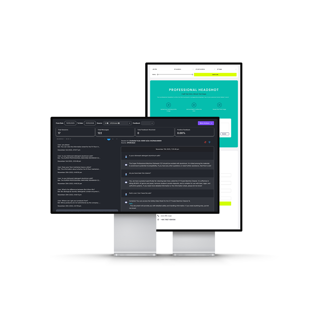 Automating enquiries, customer support, and data collection using intelligent chatbot frameworks.